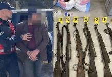 Shkodër/ Operacioni “Ndërmollasi 2”, zbulohen 11 armë, mbi 5 mijë fishekë dhe 25 kg kanabis, arrestohen 2 persona (EMRA)